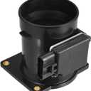 X AUTOHAUX Mass Airflow Sensor for Ford F150 1997-2003 F6DZ12B579EA Black 6 Pins