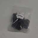 M8-1.25 Metric Thread Bolts Plastic Furniture Legs 4-3/4 Inch Black Round Tapered Sofa Feet with T-Nuts - Couch Feet Replacement - Couch Legs Set of 4-70 x 50 x 120mm Black