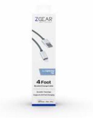 ZGear 4 foot Braided Charge Cable