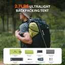 Naturehike Star Trail Ultralight Backpacking Tent, 2.3lb One Person Tent, 2.76 lb 2 Person Tents for Camping