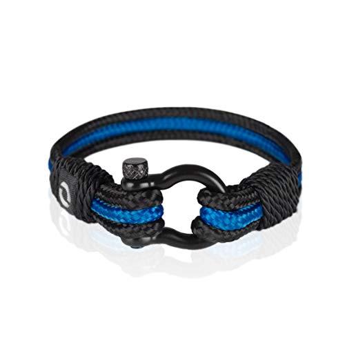 Law Enforcement Bracelet Thin Blue Line Bracelet Gift for Police Officer 6.5