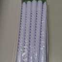 10 Inch Light Blue (Pale Blue) Spiral Taper Candle Set, 10 Pack Unscented Dripless Long Burning Time Candlesticks for Dinner Party Wedding Shower and Home Decoration