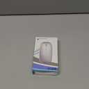 WREANU Wireless Bluetooth Mouse Rechargeable Laptop Mice with LED Lights Silent Slim Use(BT5.2 & USB 2.4G Portable Receiver) Dual Mode Computer Mouse for Laptop/iPad/Tablet/Apple/Computer/Mac(White)