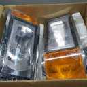 Pair Set headlights for Mack, Replacement Headlamp with turn Signal Bulb Compatible with 1990-2007 Mack CH600 CH612 CH613 CL600 CL700 semi Trucks DOT and SAE Approved