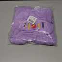 ODASDO Girls Back to School Dress Apple Pencil Embroidered Short Sleeve Ruffle Swing Twirly Dress Summer Outfit (Purple)