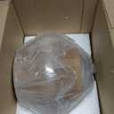 DLLT Industrial Semi Flush Mount Light, Vintage Close to Ceiling Light, Farmhouse Glass Ceiling Light Fixture for Hallway, Entryway, Dining Room, Bedroom, Cafe, Bar