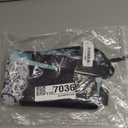 10th Birthday Banner Backdrop, Happy 10th Birthday Decoration For Girls, Fabric 10 Year Old Birthday Party Photo Props Yard Sign Background Decor Supplies, Indoor Outdoor (Teal Blue Silver) (6.1ft x 3.6ft)