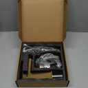 KENES Brushed Gold Bathroom Faucets, Modern Single Hole Lavatory Vanity Faucet, Single Handle Bathroom Sink Faucet Gold, with Pop Up Drain & Water Supply Hoses LJ-9031-4