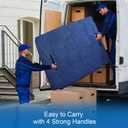 Coldwind Mattress Bags for Storage & Moving, Waterproof King Size Mattress Cover with Heavy Duty Handles & Strong Zipper, Navy