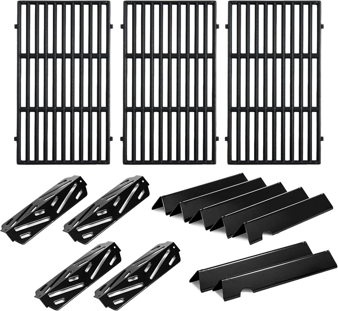 Genesis II E-410 Grill Parts Replacement for Weber Genesis II 400 Series II S-435 II LX E-410 II E-415 II SE410 GS4 66797 Flavorizer Bars 66097 Grates 66041 Heat Deflector Genesis 2 E-410 Grill Parts