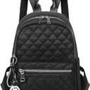 Backpack for Women, Lightweight Nylon Casual Rucksack, Small Daypack School Bag, Quilted Trendy Backpack, Anti-Theft Travel backpack for Women