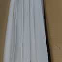 YHOSSEUN Porcelain Serving Platters Rectangular Trays White Serving Platters for Party, Stackable Serving Plates Set of 4, 12 inch