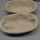 Bread Proofing Baskets Set of 2 10 inch Oval Shaped Dough Proofing Bowls w/Liners Perfect for Professional & Home Sourdough Bread Baking