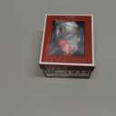 LARAINE Christmas Ornament Bell 2025 Silver Jingle Bell Hanging Ornament with Golden Metal Tag for Christmas Tree Decorations Engraved Metal Bell (Heart Tag (2025))