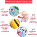 Dimxvean Stamped Cross Stitch Kits,Cross Stitch Kits for Adults Beginners,Embroidery Kits Full Range of Cross Stitch Stamped Kits Needlepoint Kits Cross Stitch Patterns-Beautiful Daisy 16x20 inch