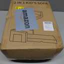 Toddle & Kids Chair,2-in-1 Soft Toddler Couches That Fold Out,Toddler Chairs Comfy 1-3 Years Old,Convertible Sofa to Lounge,Grey