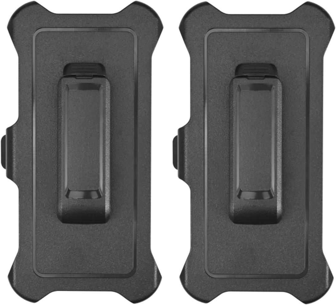 2Pack Replacement Belt Clip Holster for OtterBox Defender Series Case Apple iPhone 15ProMax(6.7)