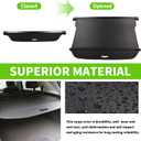Cargo Cover for Volvo XC90 2025 2016 2017 2018 2019 2020 2021 2022 2023 2024 Accessories Rear Trunk Cover Rear Trunk Security Cover Shielding Shade, Black