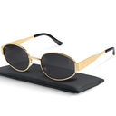 livho 2025 Trendy Oval Sunglasses - Stylish Polarized Shades for Everyday - Retro Metal Frames