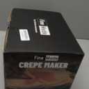 Compact Roti Maker, 8'' Electric Tortilla Maker Machine, Maquina Para Hacer Tortillas, Crepe Maker,Electric Tortilla Press, Prensa Para Tortillas, Recipe Included, Black