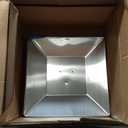 Upgtaded Aluminum Patio Heater Reflector Shield (Square), 4 Sided Outdoor Heater Replacement Parts w/3 Pre-Drilled Holes, Propane Glass Tube Patio Heater Parts for Energy Saving(18.5x 18.5)