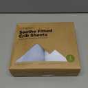 KeaBabies 2-Pack Organic Crib Sheets for Boys, Girls - 52x28 Fitted Crib Mattress Sheet Neutral, Breathable Jersey Cotton Cover for Baby Bed, Toddler Mattress, Soft & Cute Prints (Blue Flax)