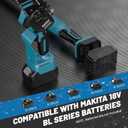 3-in-1 Cordless Pole Saw & 6 Inch 8 Inch Mini Chainsaw for Makita 18V Battery(NOT Included), Electric Chain Saw w/Extension Pole, 15Ft Max Power Pole Chainsaw for Tree Trimming, Wood Cutting