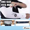 7 x Pair Pack, Golf Sports Arm Sleeves, Cool Thin Fabric, One Size Stretch Fit Most Men and Women, UPF 50 Protection (White)