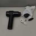 Massage Gun, Muscle Massage Gun for Athletes Handheld Electric Deep Tissue Back Massager, Percussion Massage Device for Pain Relief with 30 Speed Levels 9 Heads Black