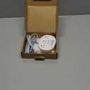 Small Extension Cord with USB C - 5 FT Short Extension Cord, 1625W 3 Prong Power Strip with 3 AC Outlet 4 USB (24W/4.8A), Bedside Charging Station for Home Office Dorm Room Essentials (white)