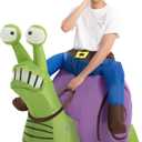 Spooktacular Creations Halloween Inflatable Costume Gnome Ride On Snail Suit, Animal Blow Up Outfit for Cosplay Parties (X-Large(75In))