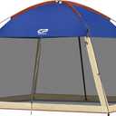CAMPROS CP Screen House Tent 12 x 12 Ft Screened Mesh Net Wall Canopy | Shelter Gazebos for Patios Outdoor Camping Activities