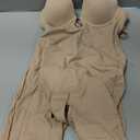 SHAPESHE Strapless Shapewear for Women Backless Bodysuit Tummy Control Built-in Bra Low Back Deep U Plunge Body Shaper, M