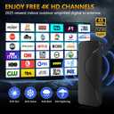 2025 Upgraded TV Antenna for Smart TV, 1600+ Miles Range, Indoor/Outdoor Digital Antenna for Local Channels, HD 4K Support, Amplified Signal Booster, Clear Reception for 1080p 4K TVs