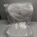 Ergonomic Lumbar Support Backrest Seat Cushion, Lower Waist Posture Corrector for Office Chair Long Sitting Desk Work, Gaming, Reading, One Piece Extra Large Back Straightener for Adult, Light Gray