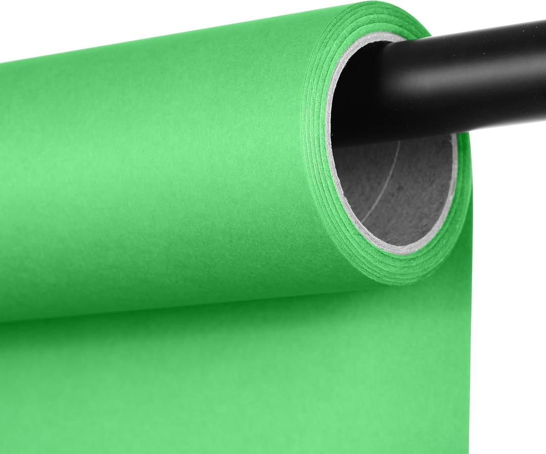 Seamless Photography Background Paper Roll, Blue Photo Paper Backdrop for Photography, Video and Streaming (Stinger, 53" x16')