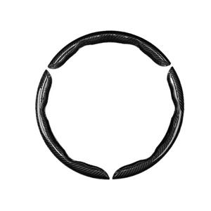 1/2PCS Laser Perforated Steering Wheel Cover, Microfiber Leather and Silicone Non-Slip Grip(1pcs Yellow)