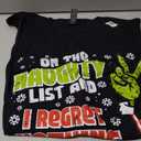 Christmas On Naughty List Regret Nothing Xmas Men Women Kids T-Shirt, Size: 2XL