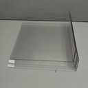 OKPOW Shelf Dividers Closet Organizer - 12" Tall X 11.8" Deep Acrylic Clear Sturdy Separate for Clothes Purse - Adjustable Space Saver Easy Install for Home Organization Enthusiasts 4 Pack