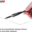 Kaisi 13 PCS Precision Tweezers Set Anti-Static ESD Tweezers Kit with 13 Precision Non-Magnetic Stainless Steel Tweezers With tweezers storage bag