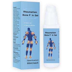 Herbal Soothing Gel, Pain Ointment,Joint and Muscle Relief Gel, Rheumatism Cream, Analgesic Cream for Men and Women's Back, Neck, Hands and Feet (60ml)