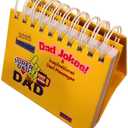 Dad Jokes Calendar 2025 with Inspiratinal Heartfelt Messages for Dad, 365 Days Desk Calendar Great Gift Father, Husband, Funny Emotional Gift, Pack of 2