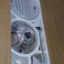 Fanbulous 62 Inch Ceiling Fans with Lights,Nickel Modern Ceiling Fan with Remote Large Farmhouse Indoor & Outdoor Ceiling Fan with 8 Dual Finish Blades, Quiet DC Motor, Bright LED Light