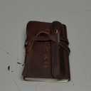 Leather Journal Notebook for Men & Women Daily Vintage Leather Bound Journal Travel Notebook 290 Lined Paper Diary Writing Journal Travelers Scrapbook Poetry Sketchbook Leather Gifts with Pen Holder (7 x 5)