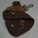 Shoulder Strap, 52" Universal Replacement Laptop Shoulder Camera Strap Luggage Duffel Adjustable Comfortable Blet with Metal Hooks for Briefcase Computer Messenger Bag Laptop Notebook Case,Brown