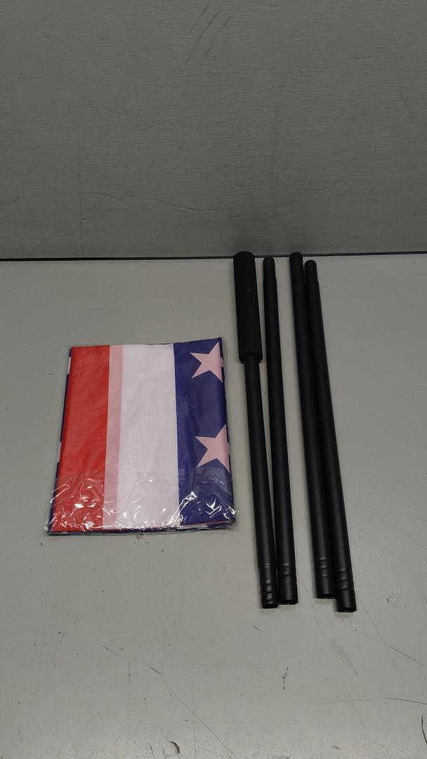 HOOSUN 6ft Stainless Steel Flagpole Kit Pole for Commercial or Residential Use