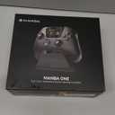 ManbaOne Interactive Screen Wireless Gaming Controller for PC/Switch/Switch 2/iOS/Android, Hall Effect Stick & Trigger, RGB Lighting, Remappable Buttons, 1800mAh with Charging Dock (Black)