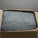 DWVO 24-27ft RV Cover, 5 Layers Travel Trailer Cover Camper Cover Super Thick Waterproof Windproof Anti-UV Rip-Stop Motorhome Covers with 2 Long Straps 4 Tire Covers Tongue Jack Cover (Gray)