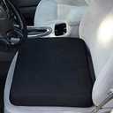 Portable Seat Cushion for Office Soft Memory Foam Seat Cushion Non Slip Bottom with Carry Handle,Washable Cover，Comfortable Coccyx Cushion for Home Office Chair Pad，Car Seat, Wheelchair (Black)