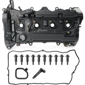 Engine Valve Cover with Gasket Compatible with 2013-2017 Honda Accord 2015-2019 Honda CR-V 2.4L Replace 12310-RDF-A01, 12310RDFA01